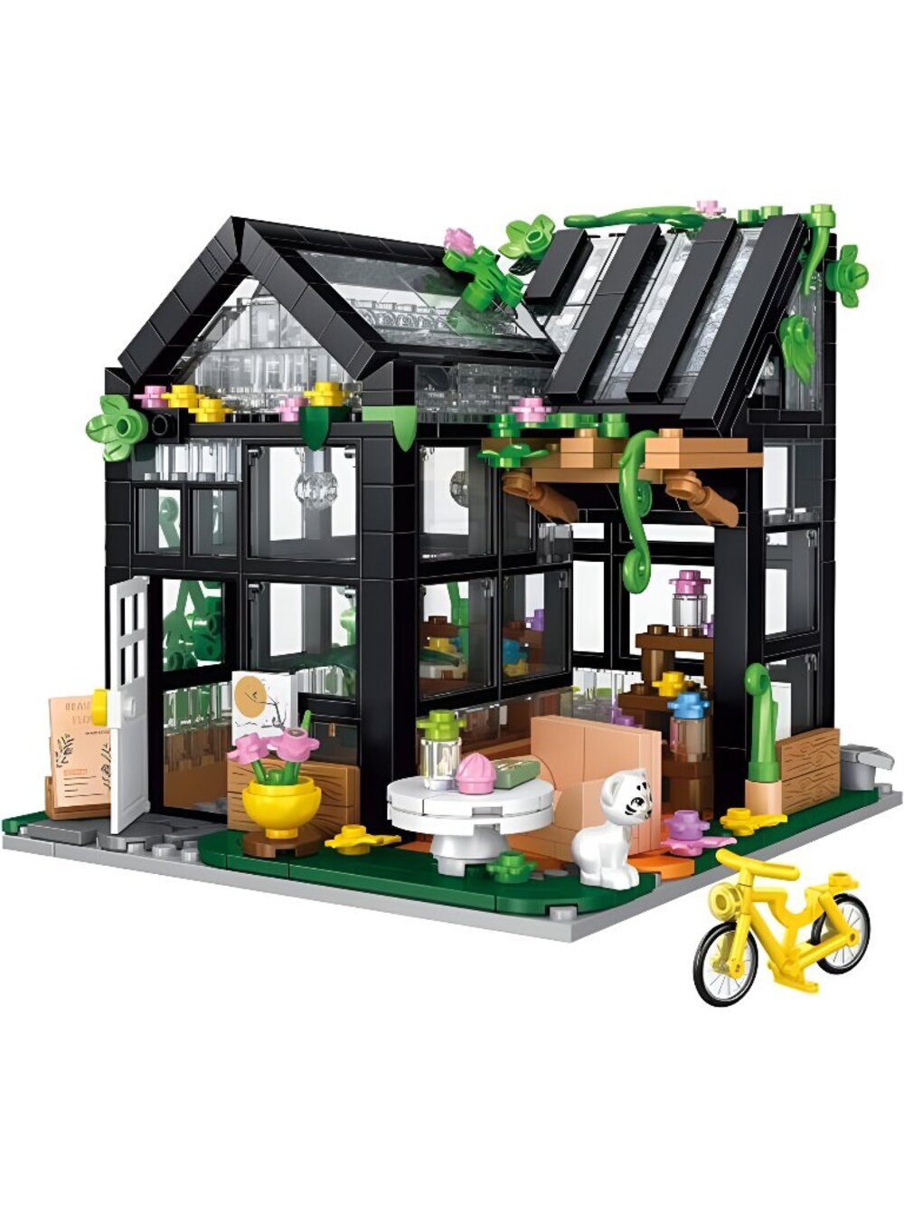 Flower House Building Set, Flower Friends House